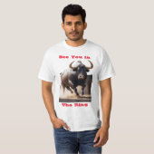 Raging Bull -"Tot ziens in de Ring" door BabeMonet T-shirt (Voorkant volledig)
