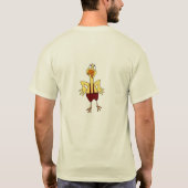 Raging Chicken #3 T-Shirt | inkletween.com (Achterkant)