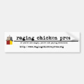 Raging Chicken Press Bumpersticker (Voorkant)
