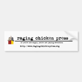 Raging Chicken Press Bumpersticker