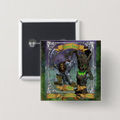 Raging Dwarf Ale Vierkante Button 5,1 Cm (Voorkant /achterkant)