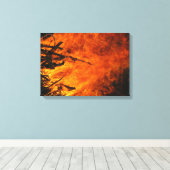 Raging Fire Canvas Afdruk (Insitu (Houten vloer))