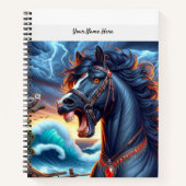 Raging Horse Lightning Notitieboek (Voorkant)