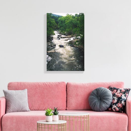 Raging Housatonic Canvas Afdruk (Insitu (Woonkamer))