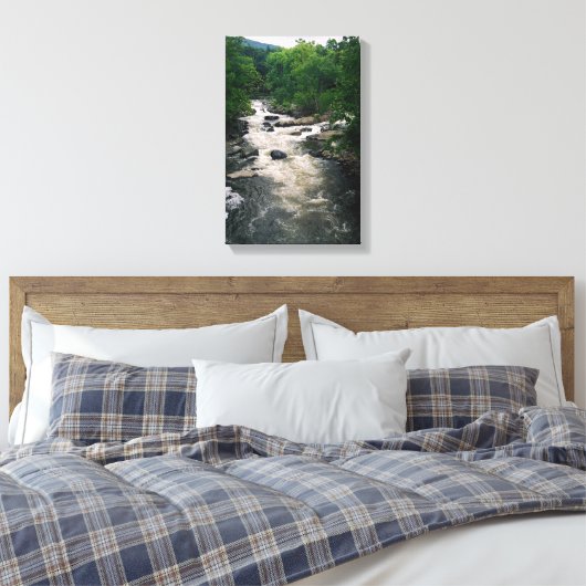 Raging Housatonic Canvas Afdruk (Insitu (Slaapkamer))