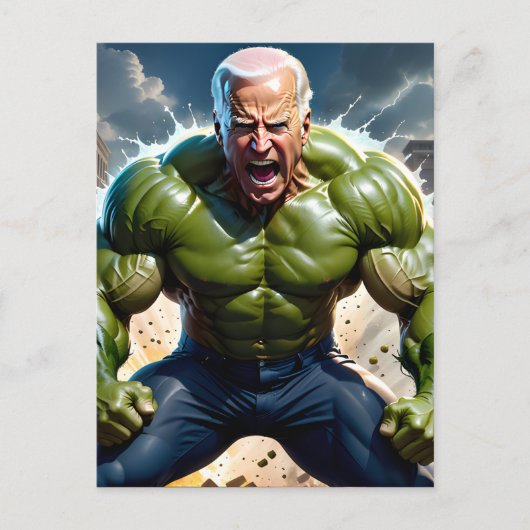 Raging ‘No Malarkey’ Joey B. van Scranton, PA Briefkaart (Voorkant)