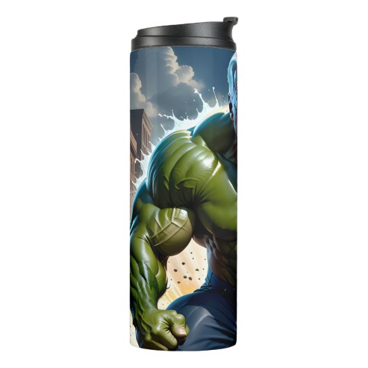 Raging ‘No Malarkey’ Joey B. van Scranton, PA Thermosbeker (Gedraaid links)