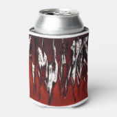 Raging Red Flames Blikjeskoeler (Blikje Voorkant)