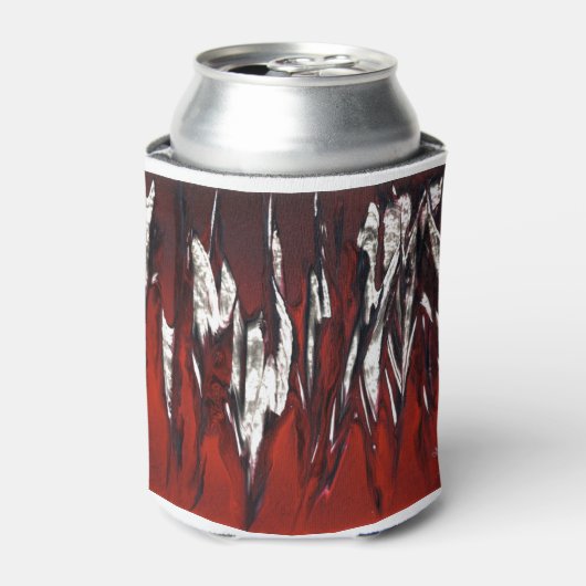Raging Red Flames Blikjeskoeler (Blikje Voorkant)
