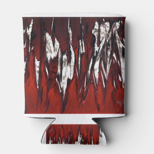 Raging Red Flames Blikjeskoeler (Achterkant)