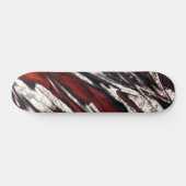 Raging Red Flames Persoonlijk Skateboard (Horizontaal)