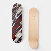 Raging Red Flames Persoonlijk Skateboard (Voorkant)