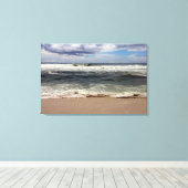 Raging-tint Canvas Afdruk (Insitu (Houten vloer))