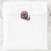 Raging Toot Komisch woedend scheet Ronde Sticker (Tas)