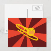 Raging Trombone Briefkaart (Voorkant / Achterkant)