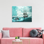 Raging-Zee Canvas Afdruk (Insitu (Woonkamer))
