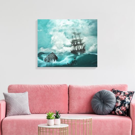 Raging-Zee Canvas Afdruk (Insitu (Woonkamer))