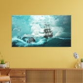 Raging-Zee Canvas Afdruk (Insitu (Woonkamer))