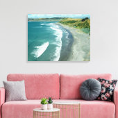 Raglan Beach, Nieuw-Zeeland door Bruce Stanfield Canvas Afdruk (Insitu (Woonkamer))