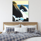 Raglan - Canvas Kunstprint (Insitu (Slaapkamer))
