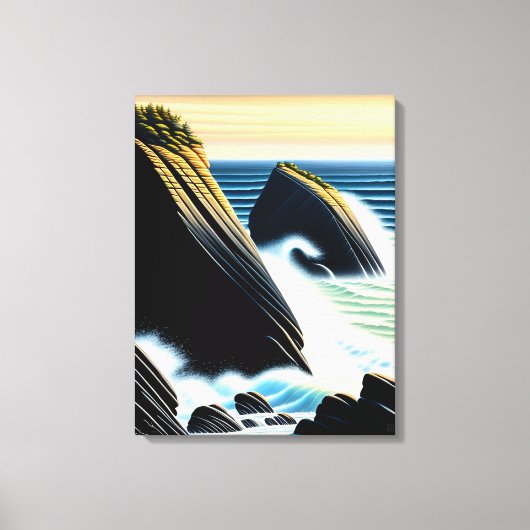 Raglan - Canvas Kunstprint (Voorkant)