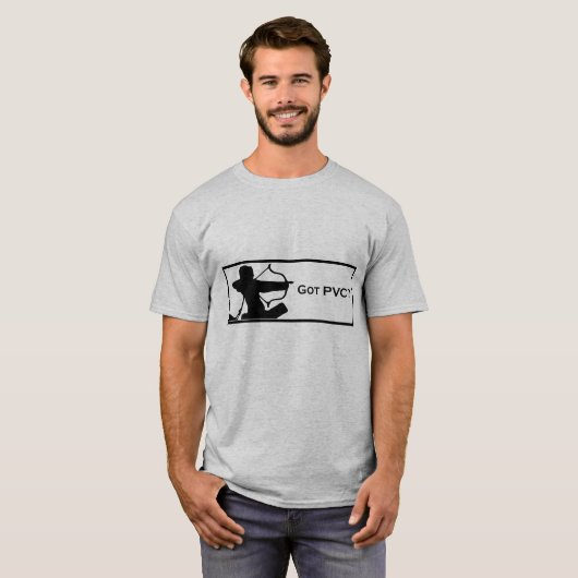 Raglan "Heb je PVC?" T-Shirt (Voorkant volledig)
