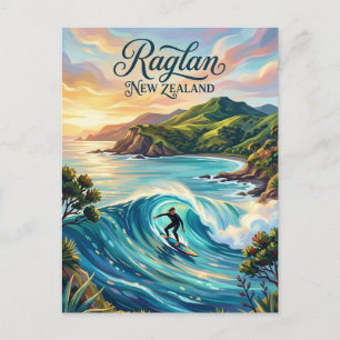 Raglan Nieuw-Zeeland Briefkaart