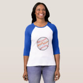 Raglan T Shirt 3/4 Sleeve Baseball Dilly Dilly (Voorkant volledig)