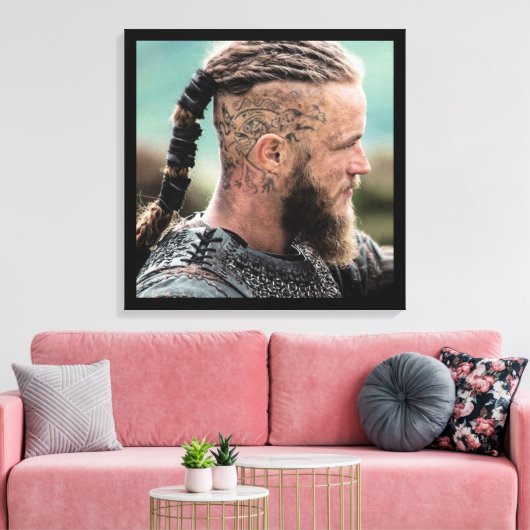 Ragnar Lothbrok Canvas Afdruk (Insitu (Woonkamer))