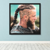 Ragnar Lothbrok Canvas Afdruk (Insitu (Houten vloer))