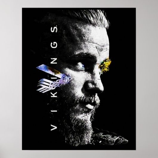 Ragnar Lothbrok Vikings Tv reeks Poster (Voorkant)