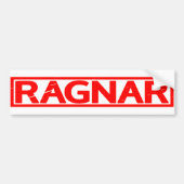 Ragnar Stamp Bumpersticker (Voorkant)