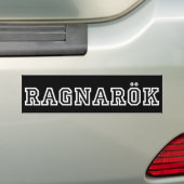 Ragnarok Bumpersticker (Op auto)