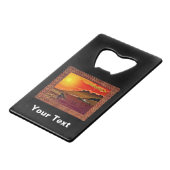 Ragnarok voor walvissen creditkaart flessenopener (Voorkant Gekanteld)