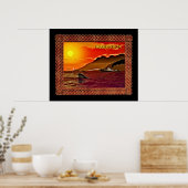 Ragnarok voor walvissen poster (Keuken)