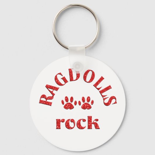 Ragpops Rock Sleutelhanger (Voorkant)