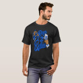 Rags 2 Riches Racer Blue 5s Matching T-shirt (Voorkant volledig)