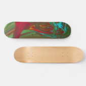 Rags To Riches 1 Wilde Abstract Skateboard Deck (Horizontaal)