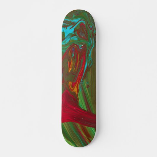 Rags To Riches 1 Wilde Abstract Skateboard Deck (Voorkant)
