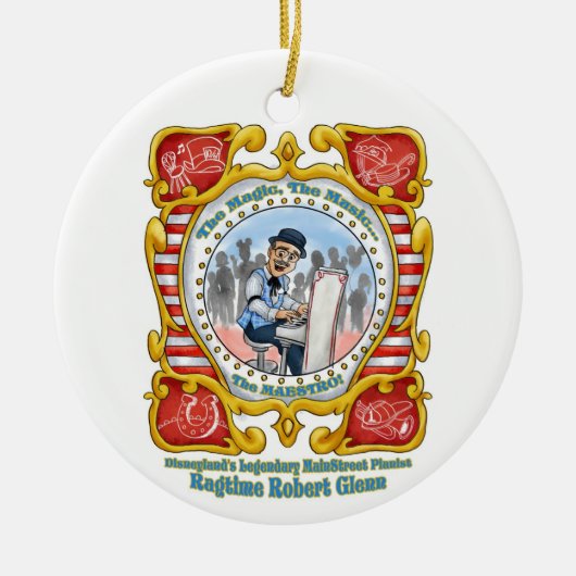 Ragtime Robert Disneyland Ornament (Voorkant)
