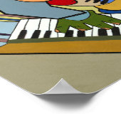 "Ragtime Scene" door Ruchell Alexander Poster (Hoek)