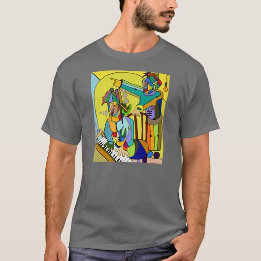 "Ragtime Scene" door Ruchell Alexander T-shirt (Voorkant)
