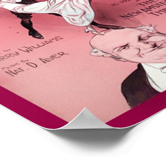 Ragtime Suffragette 1910 vel Hoesje Muziek kopiëre Poster (Hoek)