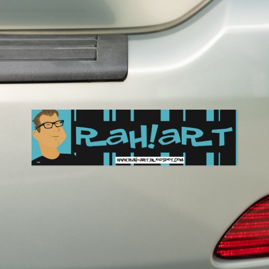 RAH!ART-Bumpersticker Bumpersticker (Op auto)