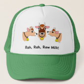 Rah, Rah, Raw Milk! Trucker Pet (Voorkant)
