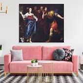Rahab en de Emissers van Joshua Canvas Afdruk (Insitu (Woonkamer))