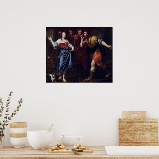 Rahab en de Emissers van Joshua Poster (Keuken)