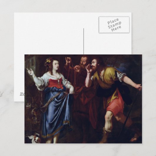 Rahab en de Geheim afgezanten van Joshua Briefkaart (Voorkant / Achterkant)