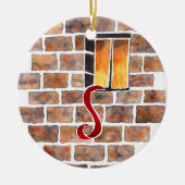 Rahab en de Scarlet Ribbon Jesse Tree Keramisch Ornament (Voorkant)