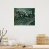 Řahanov (1927) Konstantin Bauer Poster (Keuken)